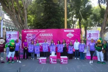 IMDP y la Secretaría de Igualdad Sustantiva presentan playera y medalla de la Carrera “Mujeres Imparables”