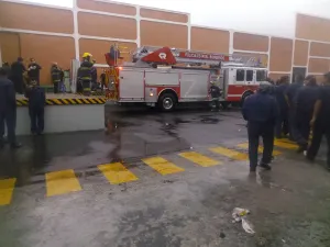 Se incendia fábrica textilera en la Diagonal
