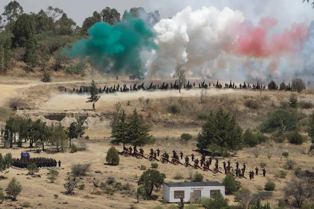 escenificación Batalla del 5 de Mayo