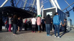 Suspenden servicio en la Estrella de Puebla ante baja de energía