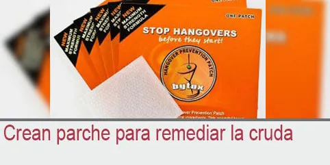 Crean parche para remediar la cruda