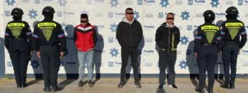 Policía Municipal de Puebla detuvo a tres integrantes de ‘Los Rafiki’ banda dedicada al robo de casa habitación