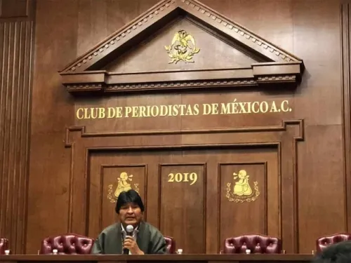 “Soy buscado en el mundo” por Interpol, dice Evo Morales