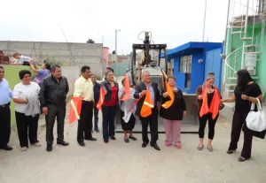 Pone en marcha Rendón Vargas más obras de pavimentación en Tepeaca