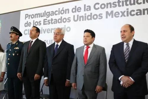 Encabeza Pacheco Pulido ceremonia del 102 Aniversario de la Promulgación de la Constitución Mexicana