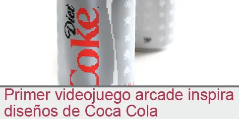 Primer videojuego arcade inspira diseños de Coca Cola