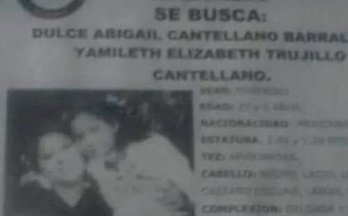 Joven desaparece con su hija de 5 años