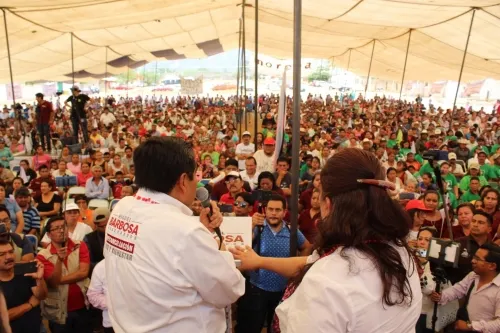 Conozco la forma de resolver la problemática que sufren, Barbosa a habitantes de Coxcatlán