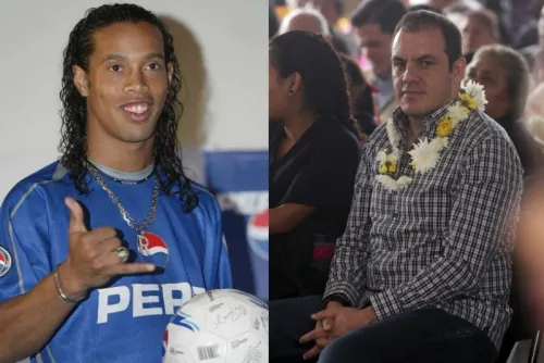 Ronaldinho confirma “reta” contra Cuauhtémoc Blanco en Zacatepec