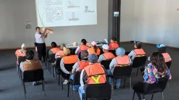 Desarrolla personal de Ciudad Modelo simulacro y curso de protección civil