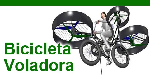Primera bicicleta voladora (VIDEO)
