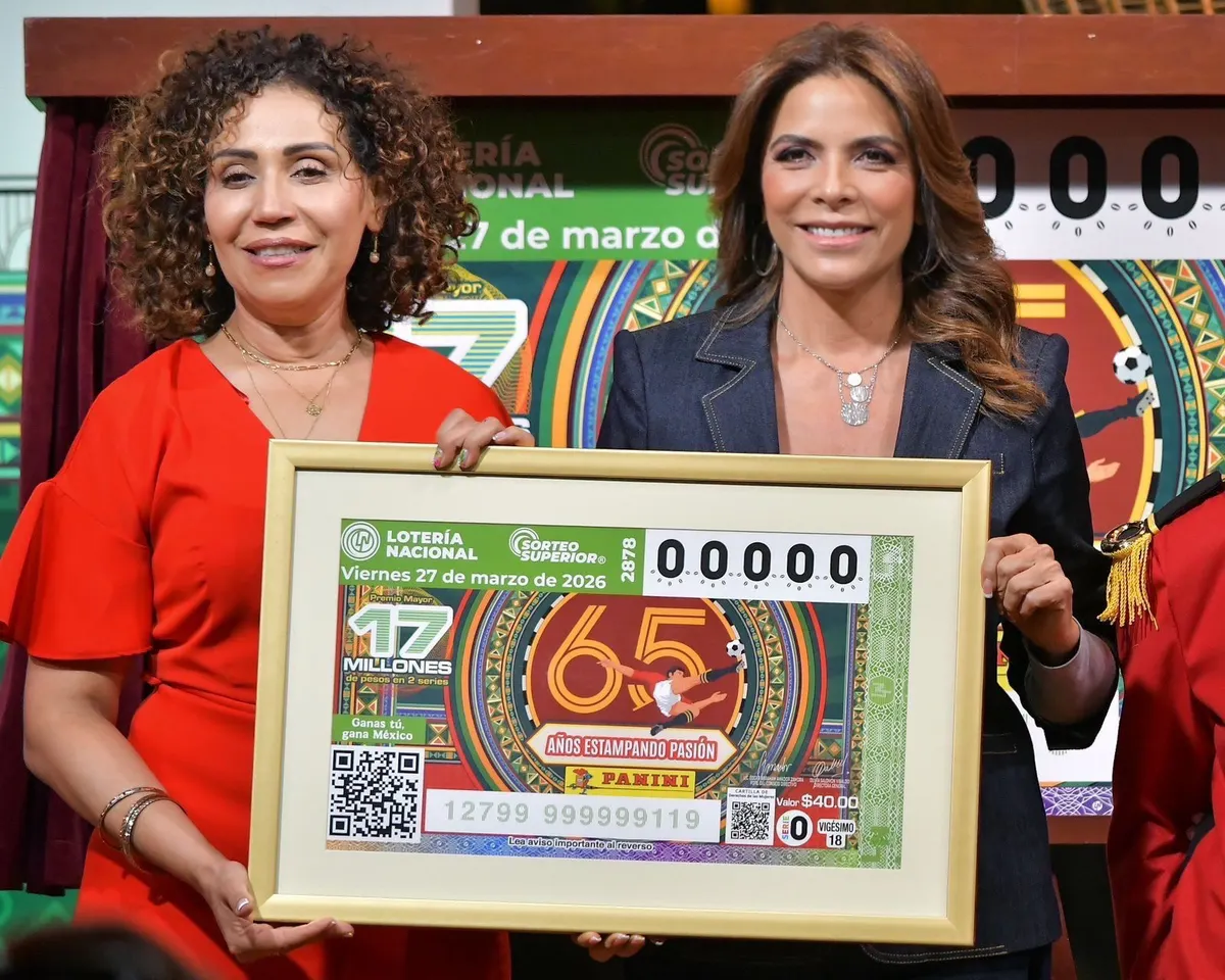 Lotería Nacional celebra con Sorteo Superior 65 años de Editorial Panini, ícono mundial de colecciones