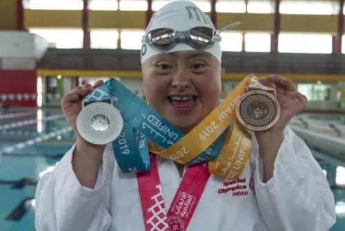 Atleta mexicana con síndrome de Down acumula 250 medallas