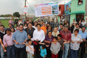 Llevan relaminación a 58 calles de San Pedro Cholula