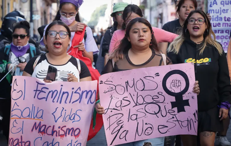 Marcha para Erradicar la Violencia contra las Mujeres/ Foto: Anel Esgua/ ES imagen.mx