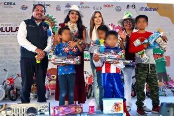 Festival Tlazopilli cierra en San Pedro Cholula con entrega de más de 2 mil 500 juguetes y actividades para más de 6 mil asistentes