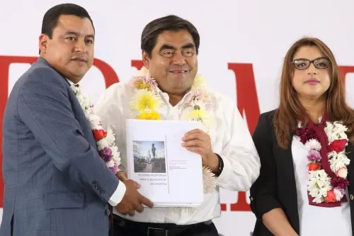 Anuncia Barbosa tres obras para Zacapoaxtla