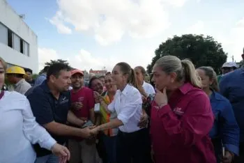 Se va a otorgar todo lo necesario para que estén mejor: Sheinbaum visita El Higo, Veracruz