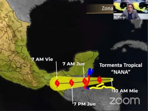 En alerta 6 estados ante llegada de tormenta ‘Nana’