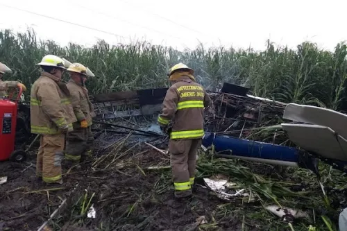Avioneta se desploma en Tototlán, Jalisco