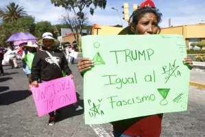 28 de Octubre se manifestó en contra del gobierno de Trump