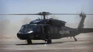 Se estrella Black Hawk de la PF en Tancítaro, Michoacán