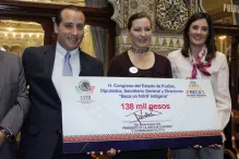Congreso aporta 138 mil pesos a Beca un Niño Indígena