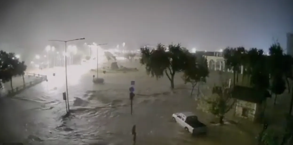Tormenta Elias causa inundaciones en Grecia