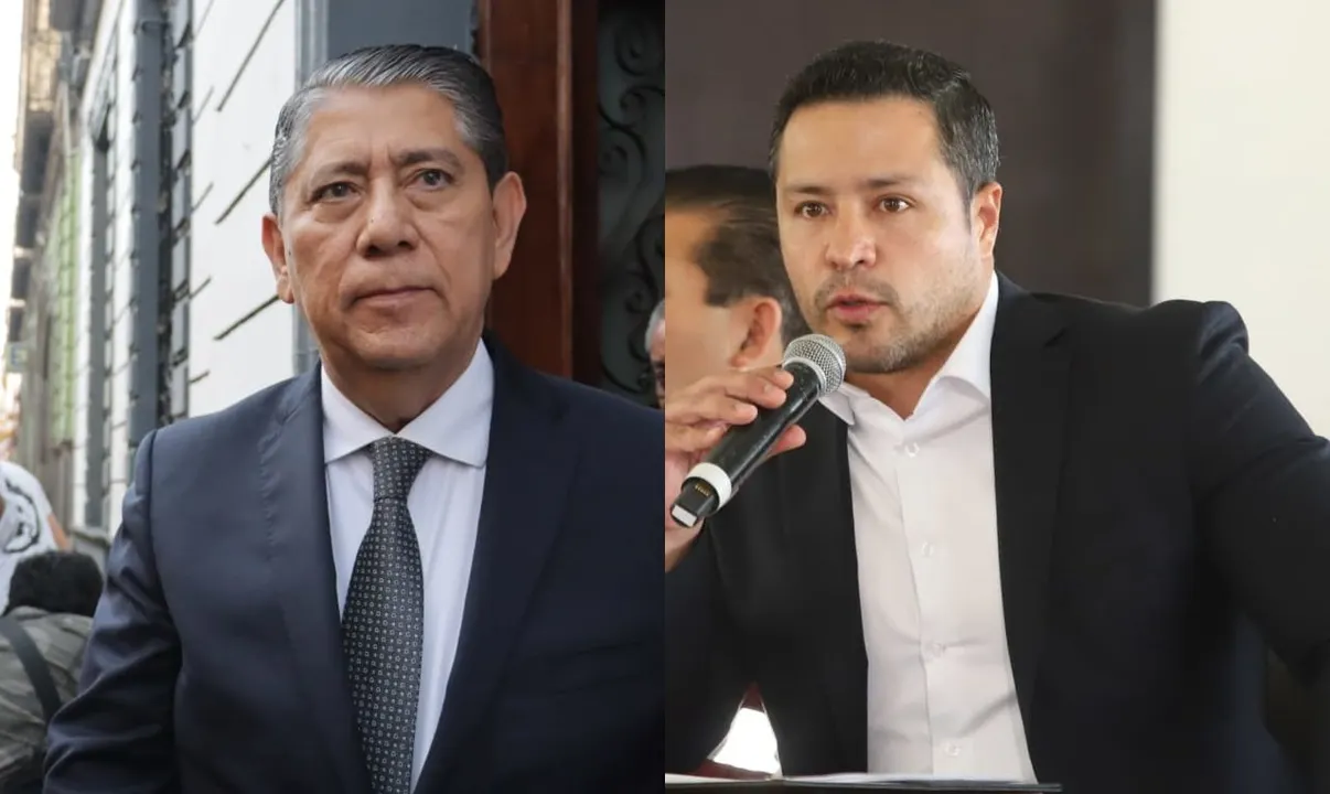 Gilberto Higuera y Jonathan Ávalos
