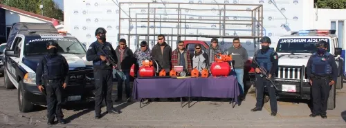Desarticuló policía municipal de Puebla a banda presuntamente dedicada al robo a negocio