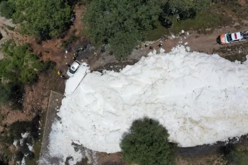 Culpan a Agua de Puebla de ser la responsable de la espuma tóxica en Valsequillo