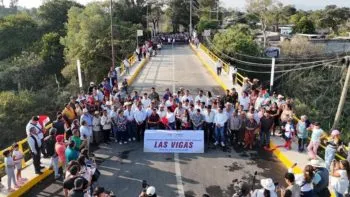 Ariadna Ayala entrega la rehabilitación del puente “Las Vigas” en Atlixco