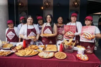 Tonantzin Fernández anuncia la 13ª Feria del Molote en San Pedro Cholula