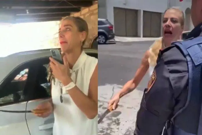 Arresto se hace viral y surge #LadyCuchillo