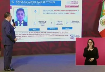 En la mañanera, exhiben a juez poblano por proteger en seis ocaciones a delincuentes