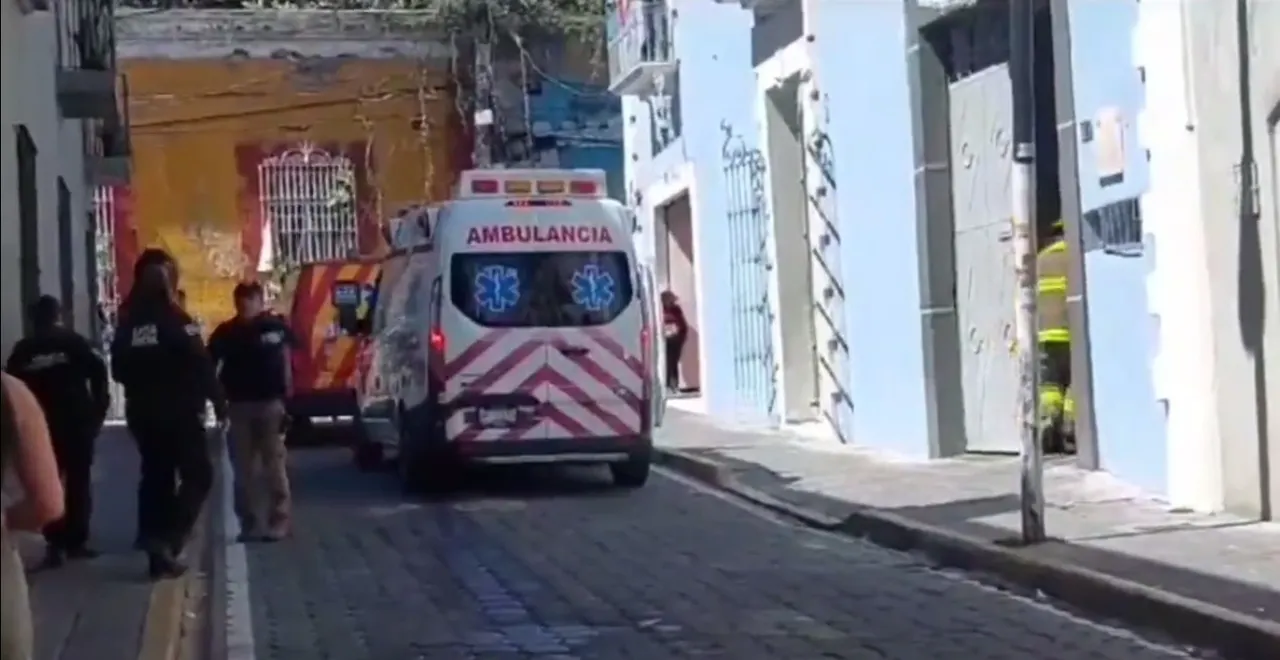 Caía de elevador en Atlixco