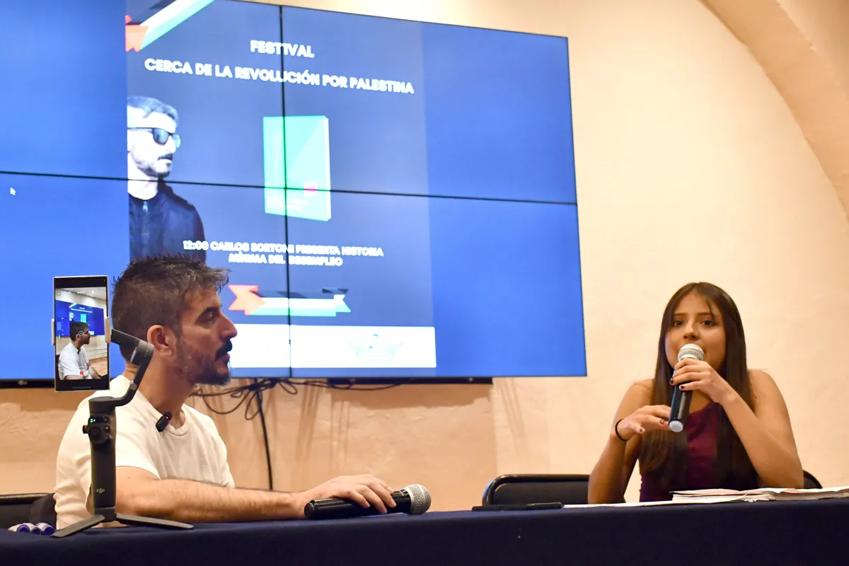 Abordan la literatura como un agente de paz en el Festival Cerca de la Revolución por Palestina