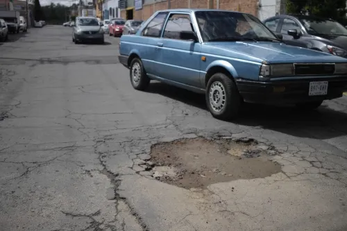 Múltiples baches son producto de los moches de pasadas administraciones, justifica Rivera