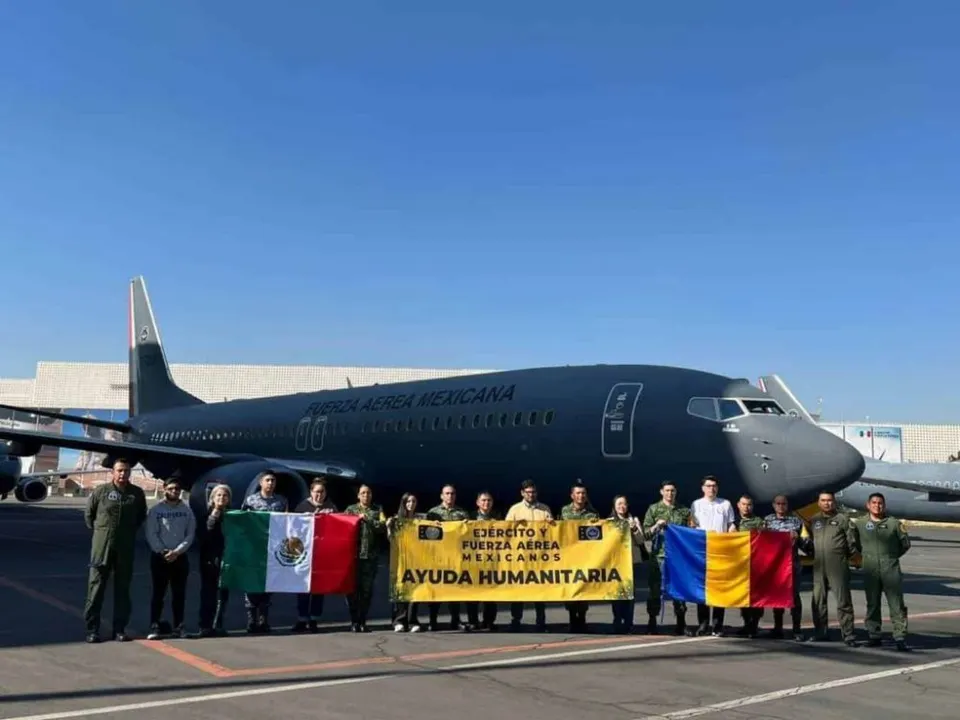 Aeronave que rescatará a mexicanos en Rumania también ha apoyado durante pandemia