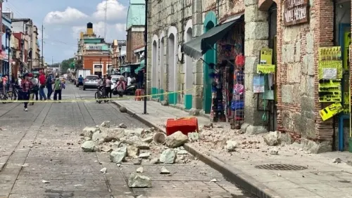 Se han registrado 303 réplicas del sismo magnitud 7.5; la más intensa de 4.6