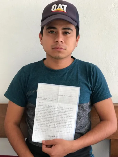 Joven universitario solicita la ayuda de López Obrador