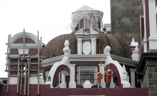Daños que dejó el sismo del S-19 en templos del CH no detendrán la Procesión de Viernes Santo