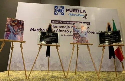 Llama Presidenta del PAN a la unidad durante homenaje póstumo a Martha Erika Alonso y Rafael Moreno