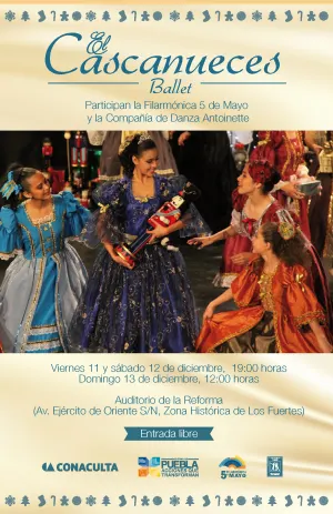 Se presentará “El Cascanueces” con la Filarmónica 5 de Mayo