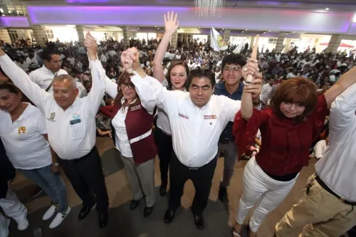Morenovallista excluye a trabajadores de la Ssa en acto de campaña de Morena