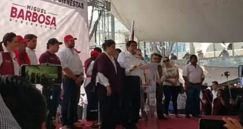 No veo contrincantes en la elección: Barbosa