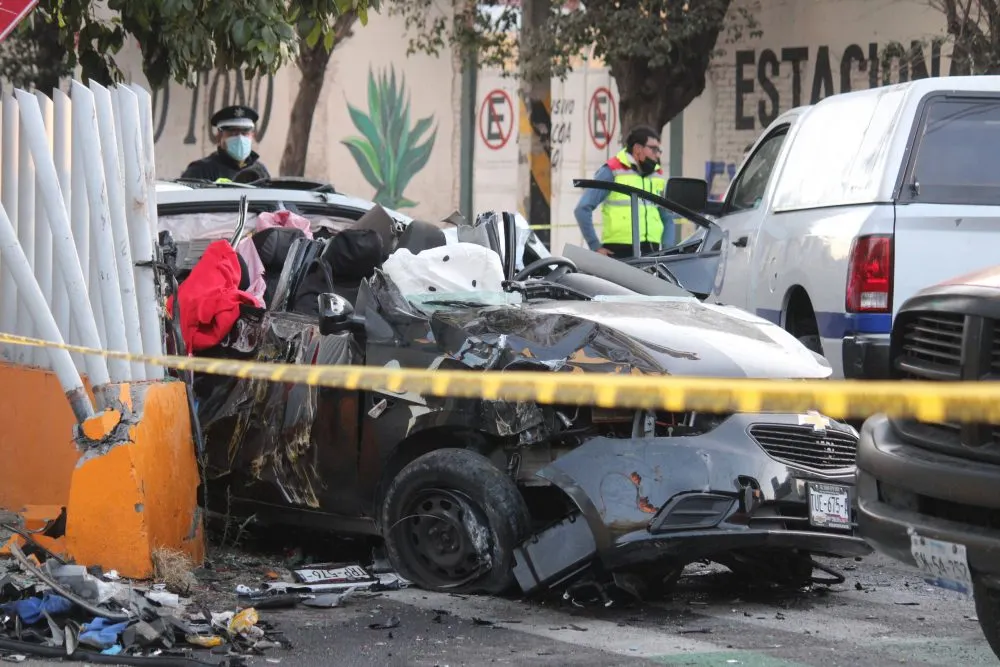 Libre junior universitario que en choque dejó 2 muertos