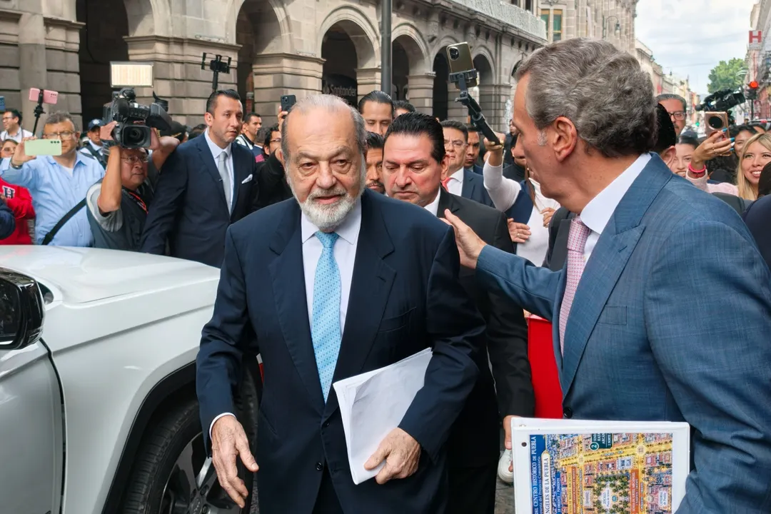 Sheinbaum fija condiciones para proyecto de Carlos Slim en el Centro Histórico de Puebla
