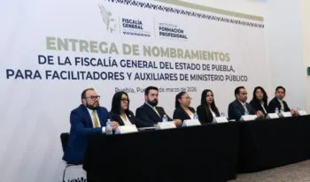 Refuerza Fiscalía de Puebla su capacidad operativa con nuevos facilitadores y auxiliares del Ministerio Público