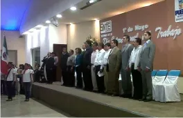 Conmemora Diputado Edgar Salomón Escorza Día del Trabajo con profesores del SNTE